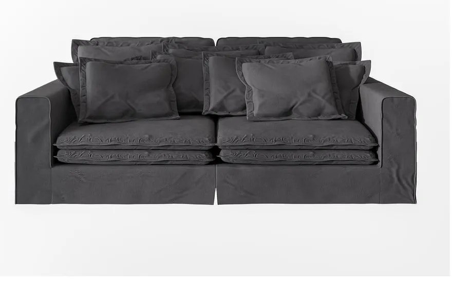 Antracitszürke kanapé 236 cm Nora – Ropez