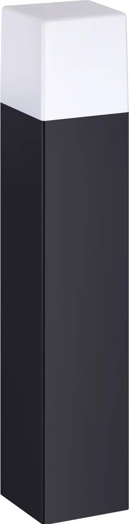 Kültéri álló lámpa, fekete, kerti oszlop teraszra Sorano