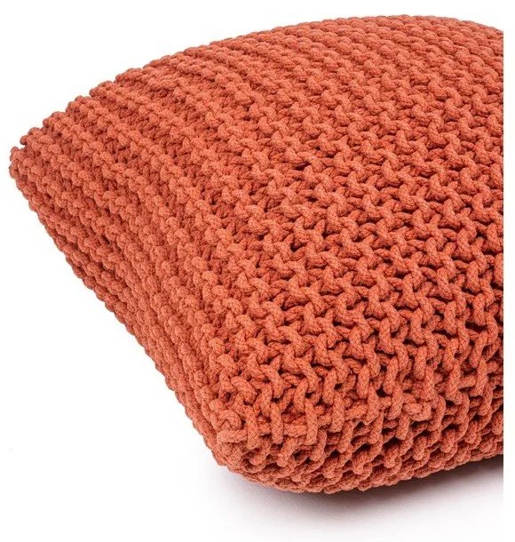Knit piros párna és puff - Bonami Essentials