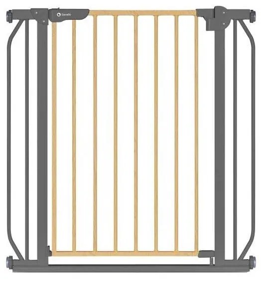 Lionelo - Biztonsági korlát TRUUS SLIM fekete/bézs