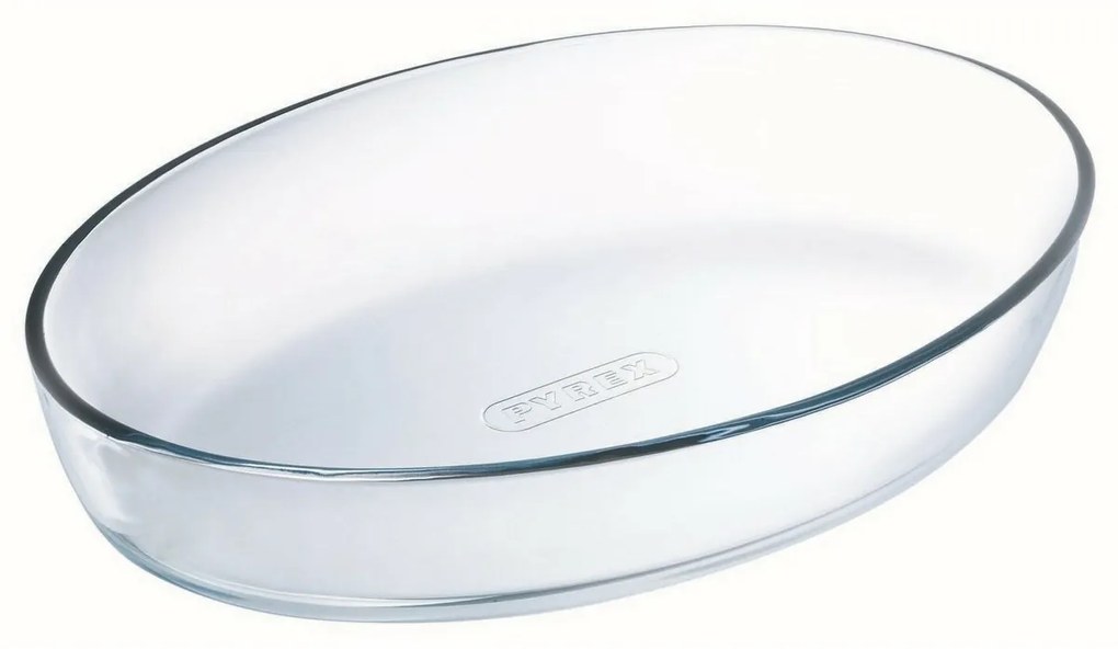 Pyrex üveg sütőedény ovális 2,2 l, 30 x 21 x 6 cm,30 x 21 x 6 cm