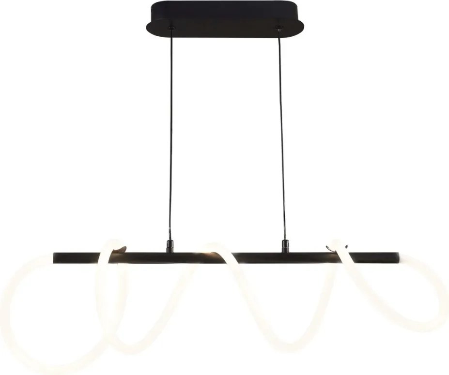 POLUX 329080 EMMA Modern Led Függesztett Lámpa Fehér, Fekete LED IP20