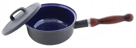 Sfinx Smaltált serpenyő fedővel és fa fogantyúvalBSE, 16 cm, 1,25 l