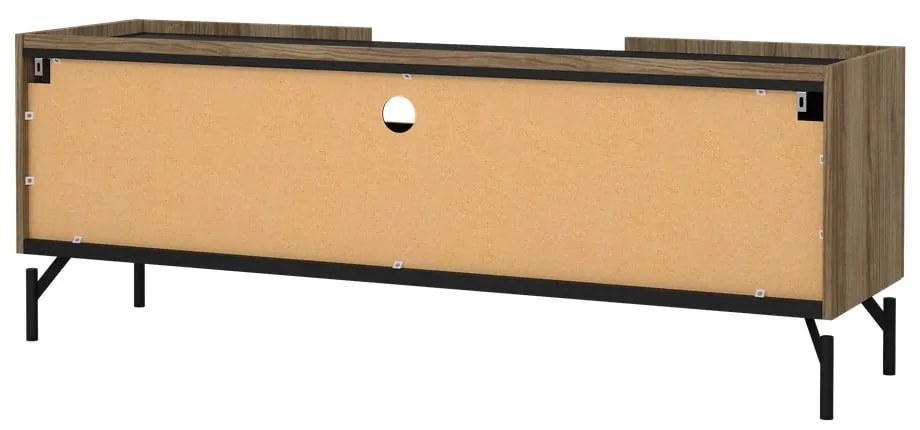 Barna TV-állvány tölgyfa dekorral 147x54x41 cm Bergen – Tvilum