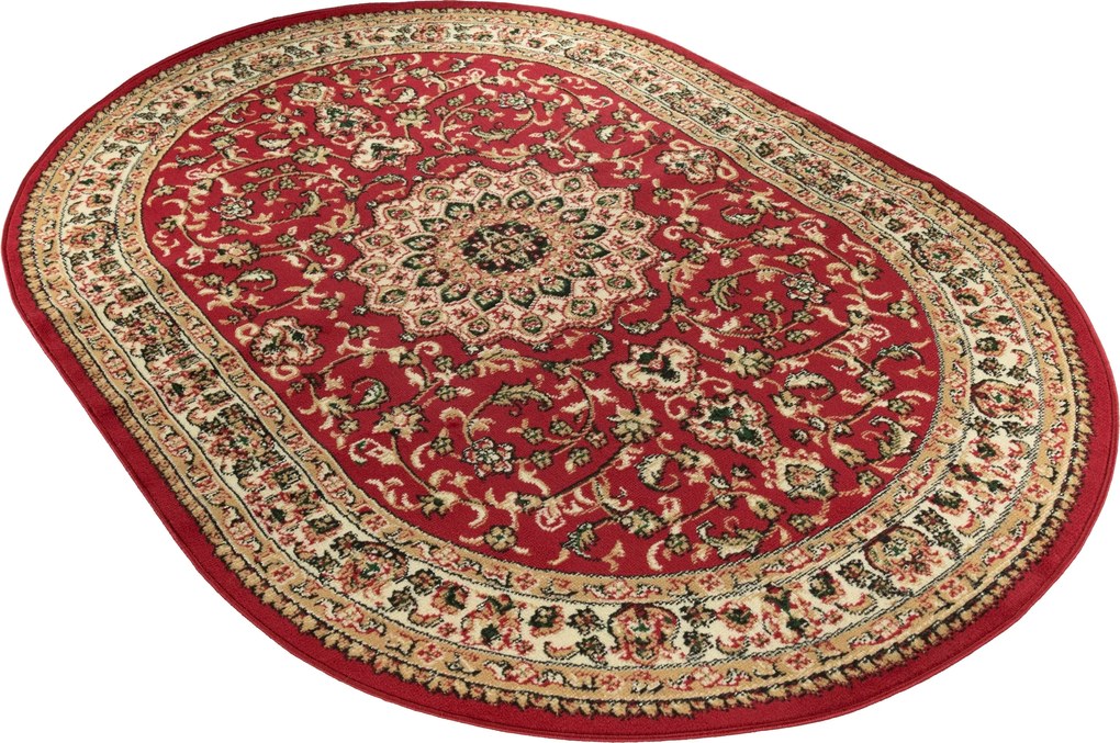 Ovális szőnyeg Bcf 80x150 Klasszikus Divatos Tömör Török Szőnyeg 24r