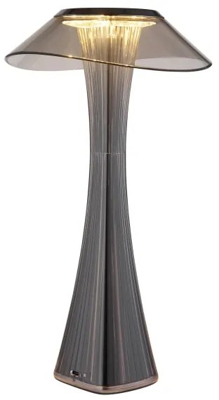 Globo 21025S-LED Dimmelhető Asztali lámpa tölthető AMBRA LED/2,5W/3,7V 2700K/4500K/6500K fekete