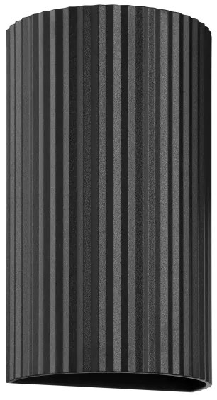 Brilliant - Fali lámpa UNDULA 2xGU10/10W/230V fekete