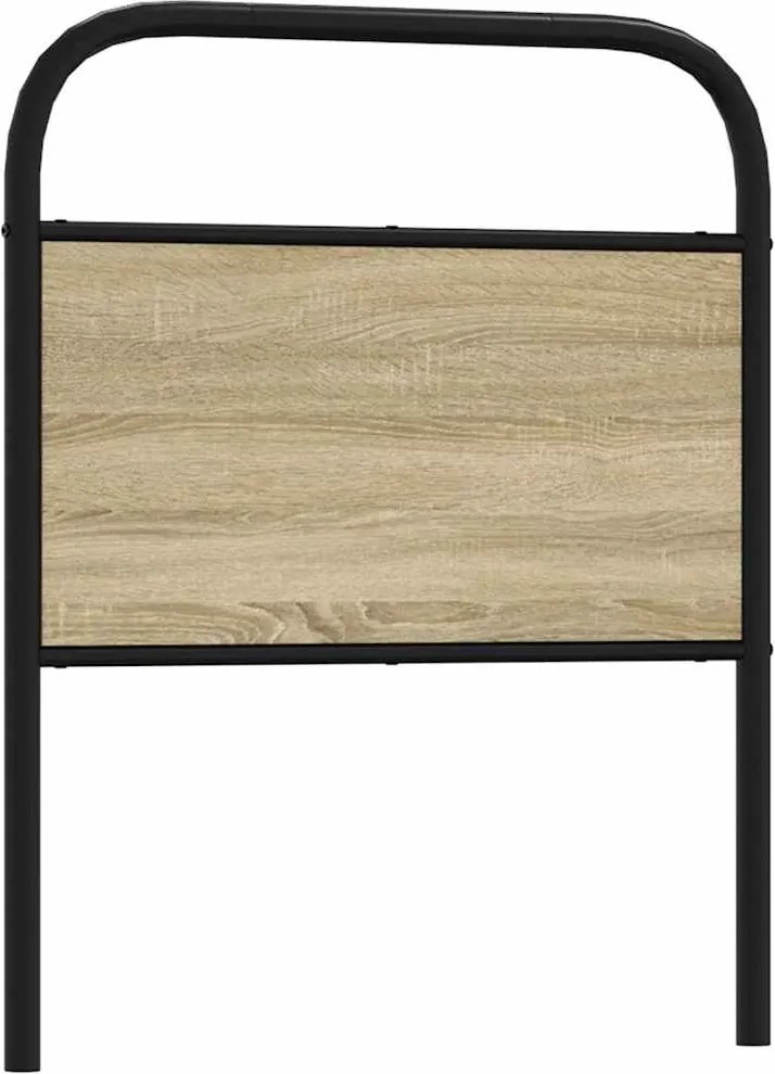 vidaXL csere fejtámla sonoma tölgy 80 cm acél és műfa