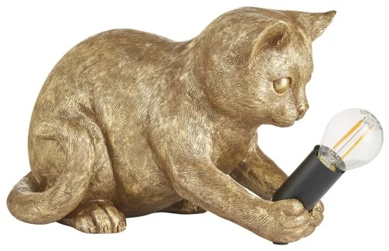 Endon 107389 - Asztali lámpa KITTEN 1xE14/7W/230V arany