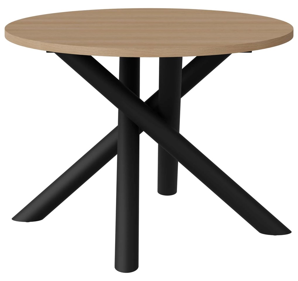 Kerek étkezőasztal 110 cm Ossla (lindberg tölgy). 1116739