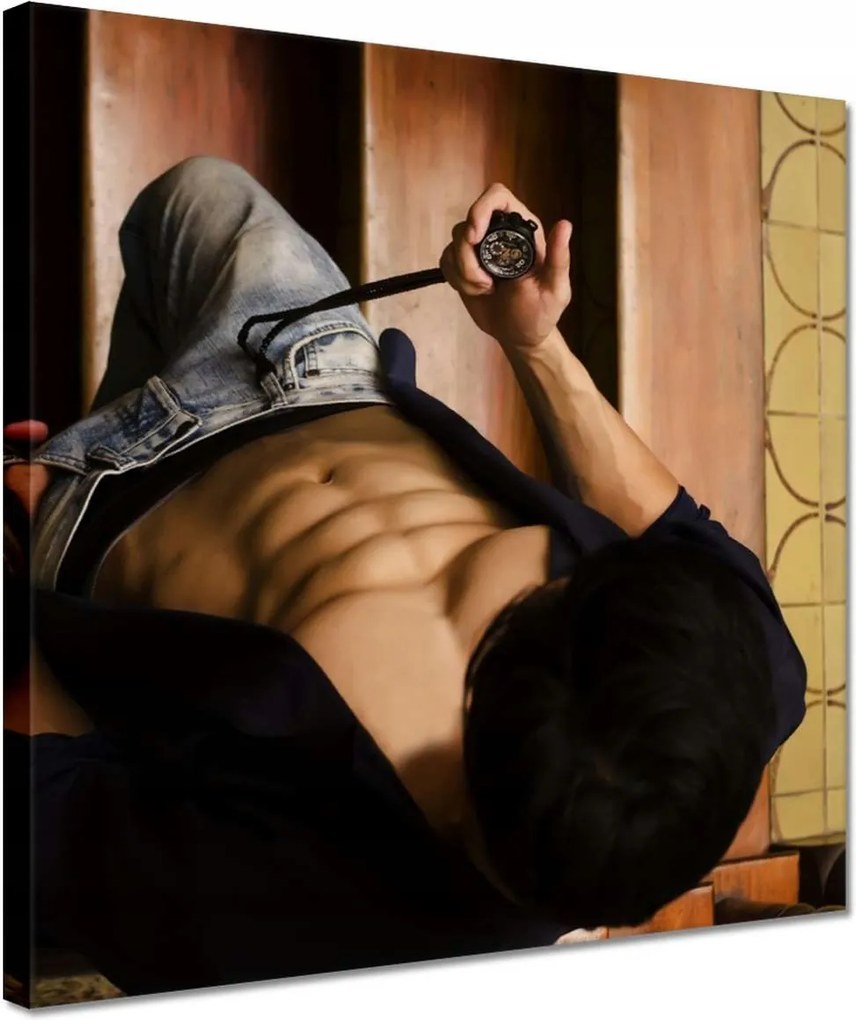 Vászonkép 30x30 Aktok Meztelenség Szerelem Fotó