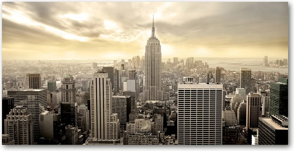 Fotó üvegkép Manhattan New York 140x70