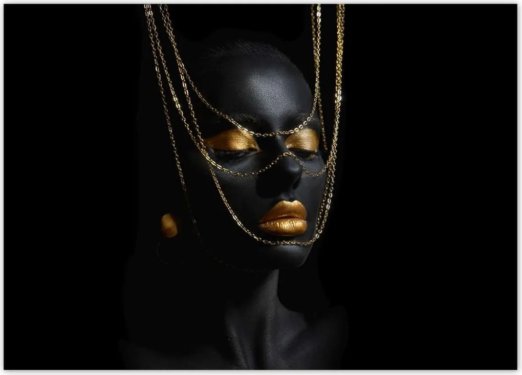 Poszterek 70x50 Arannyal bevont fej