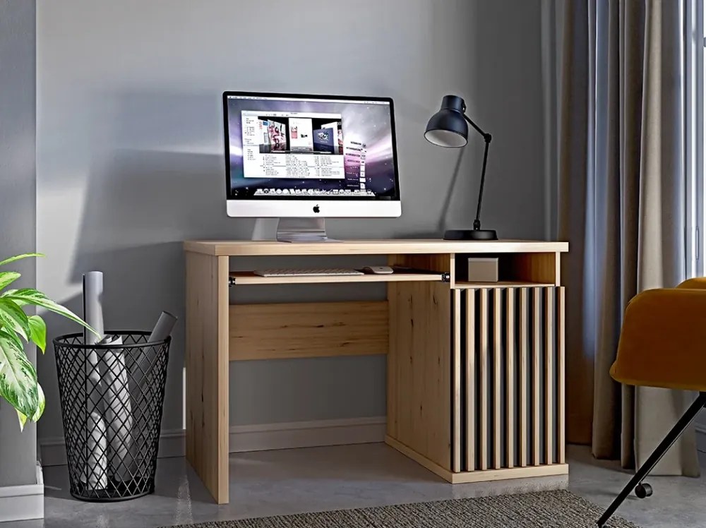 KOLI C-19 íróasztal, tölgyfa artisan