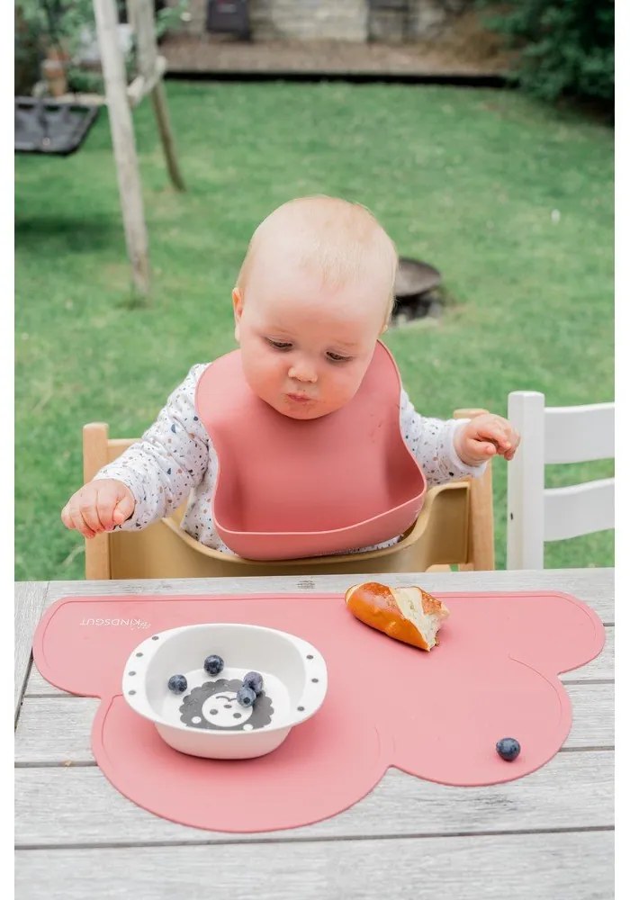 Cloud sötét rózsaszín szilikon tányéralátét, 49 x 27 cm - Kindsgut