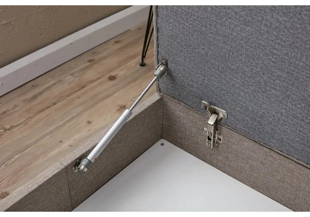 Antracitszürke sarokkanapé (bal oldali) Eva – Balcab Home