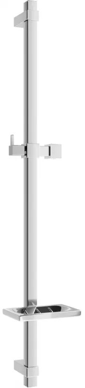 Mexen DQ zuhanyrúd szappantartóval 80 cm, Króm - 79381-00