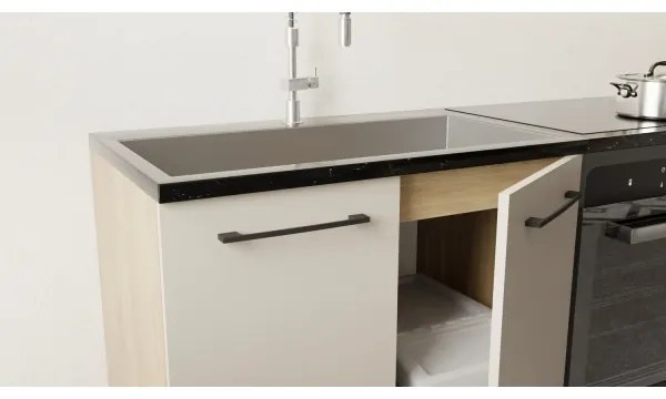 EVE 200 cm taupe konyhabútor