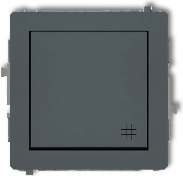 Kereszt Váltókapcsoló, Grafit Matt, 28DWP-6 Deco Karlik