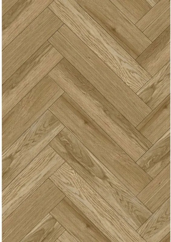 Mexen Manhattan vinil panelek halszálka mintával 635 x 127 mm SPC 6,5 mm, IPEX alátét 1,5 mm, 4 V-horony, Tölgy