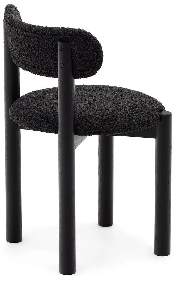 Fekete étkezőszék szett 2 db-os Nebai – Kave Home