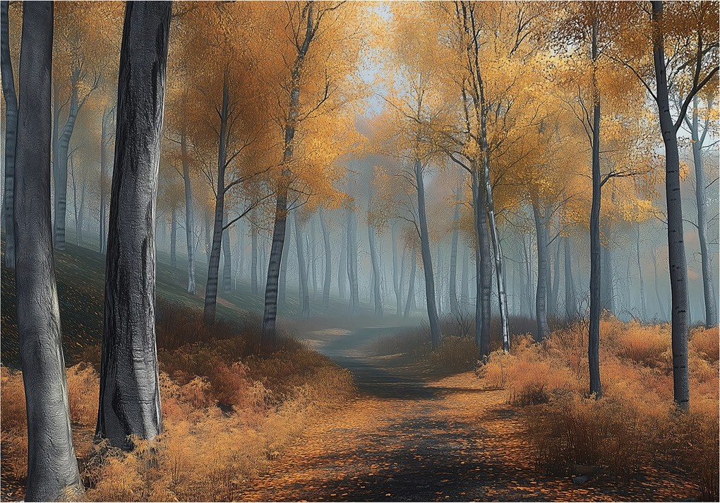 3D Fotótapéta Erdő Fák Természet Hálószoba Nappali Tapéta Flizelina 150x105