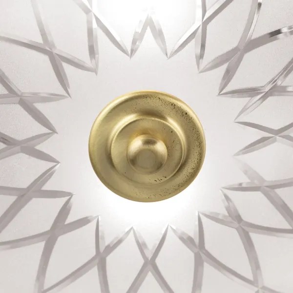 Orion DL 7-791/37 - Mennyezeti lámpa PORTO 2xE27/40W/230V átm. 37 cm arany