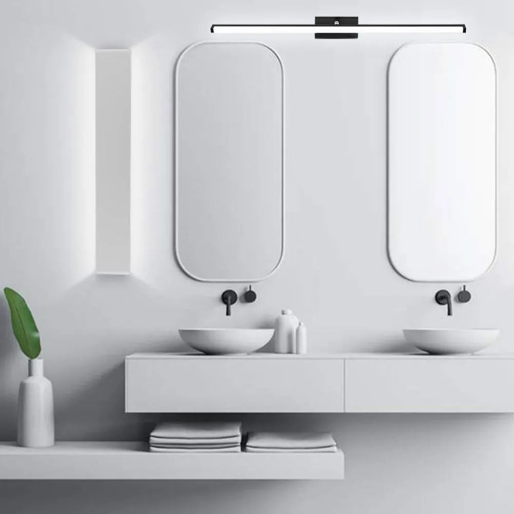 LED FÜRDŐSZOBA LÁMPA TÜKÖR fölötti 20W 100cm APP375-1W black