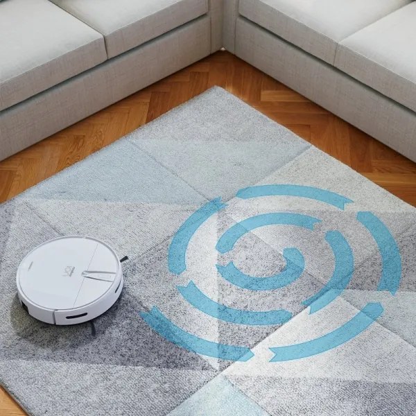 Niceboy ION Charles i4 - Intelligens robotporszívó 2in1 4400 mAh Wi-Fi fehér + távirányító