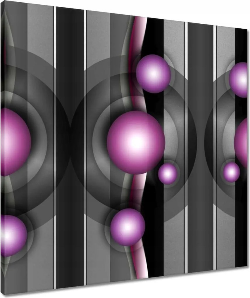 Vászonkép 60x60 Lila absztrakt