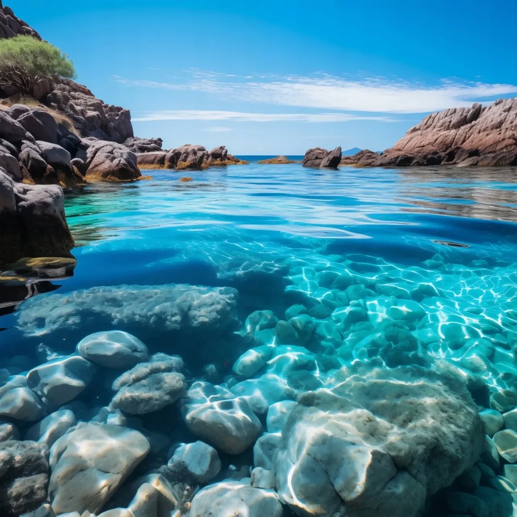 Poszter 100x100cm Kristályos víz