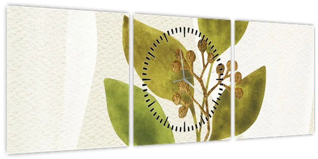 Kép - Akvarell ág N⁰1 (órával) (90x30 cm)