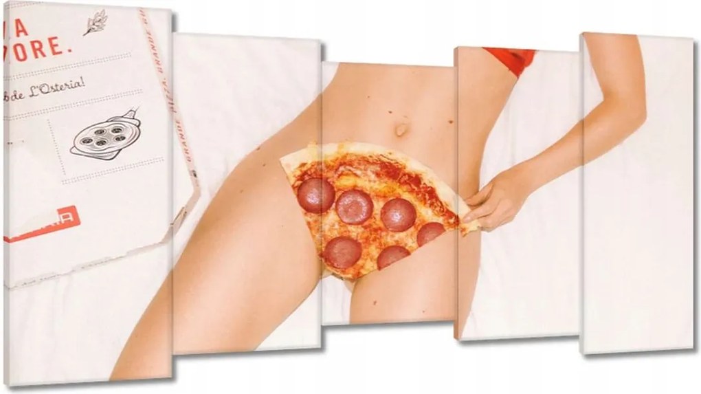 Képek 150x80 Húsos lakoma Pizza Szalámi