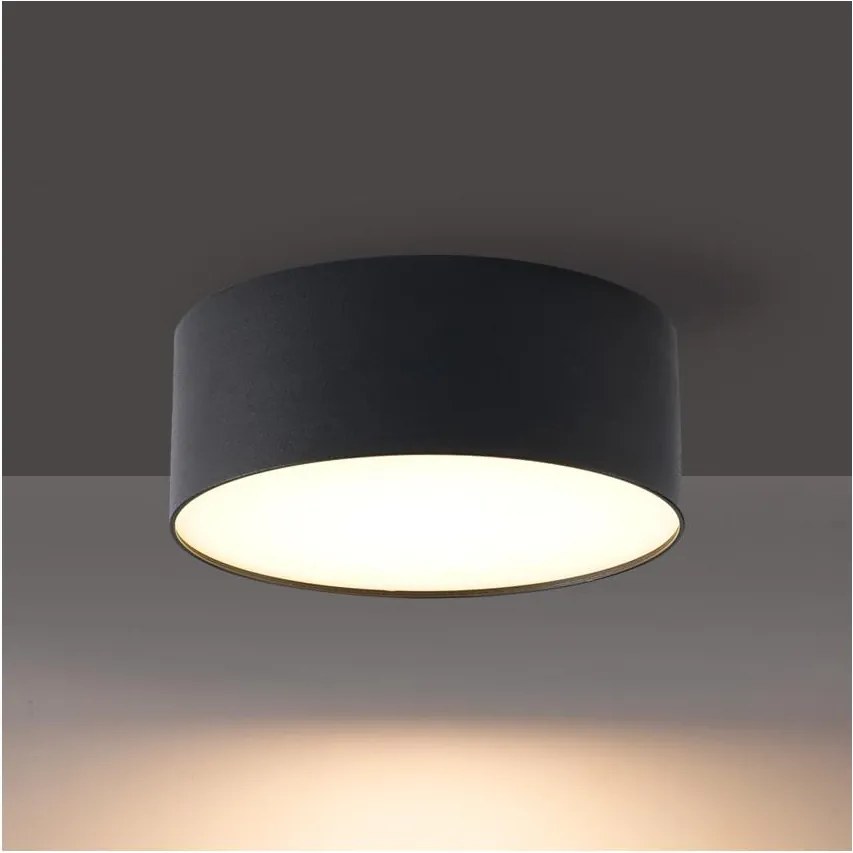 BRILAGI - LED kültéri mennyezeti lámpatest FORIS LED/14W/230V átm. 12 cm fekete IP44