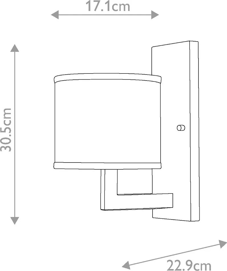 Hinkley lighting klasszikus fali lámpa hampton fehér sárgaréz elshk-hampton1-bb
