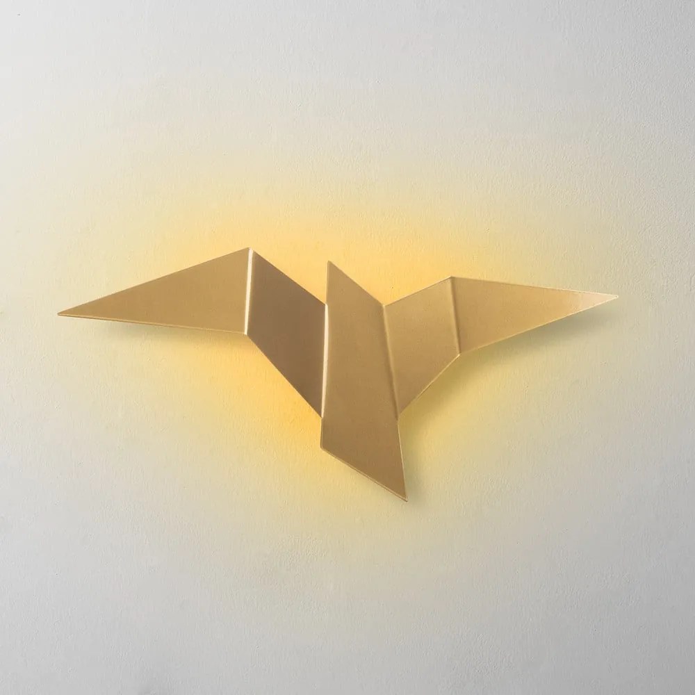 Aranyszínű LED fali lámpa Pacali – Opviq lights