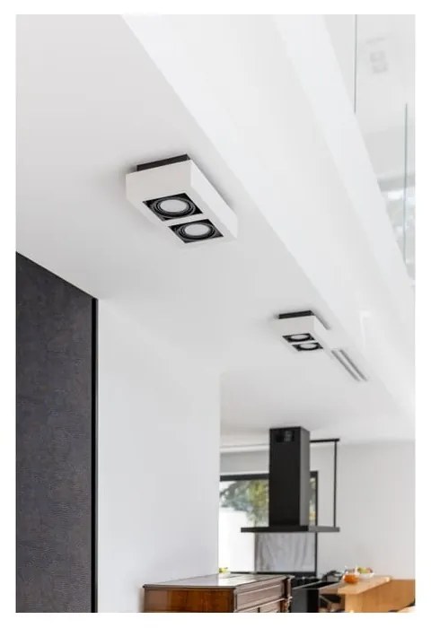 Fehér mennyezeti lámpa fém búrával 34x18,5 cm Loid – GTV