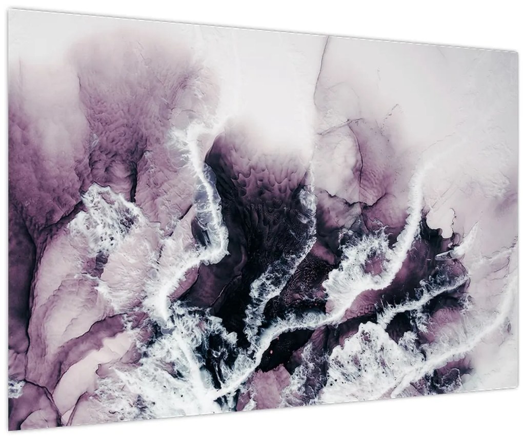 Kép - Lila márvány N⁰2 (90x60 cm)
