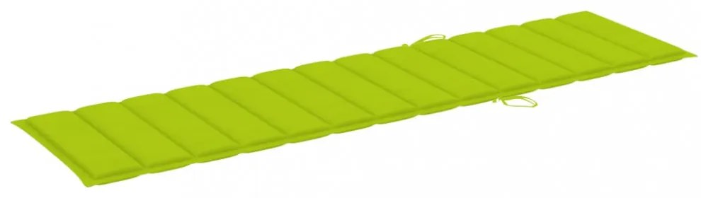 élénkzöld oxford szövet napozóágy párna 200 x 50 x 3 cm