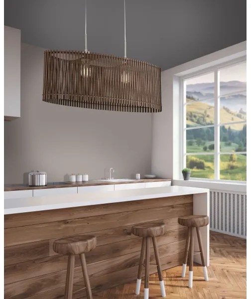 Eglo 96201 - Csillár SENDERO 2xE27/60W/230V