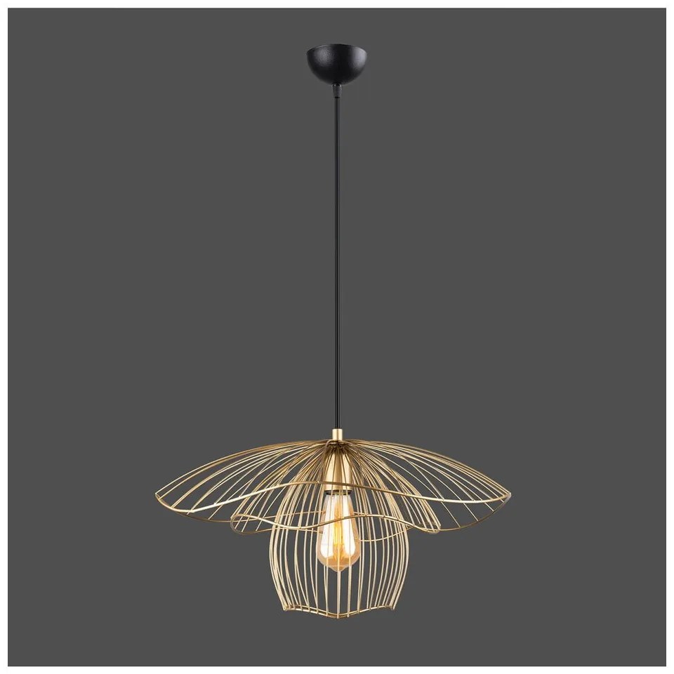 Root aranyszínű függőlámpa, magasság 123 cm - Squid Lighting