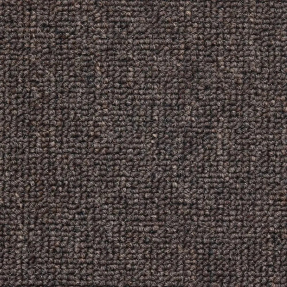 15 darab kávébarna lépcsőszőnyeg 56 x 17 x 3 cm