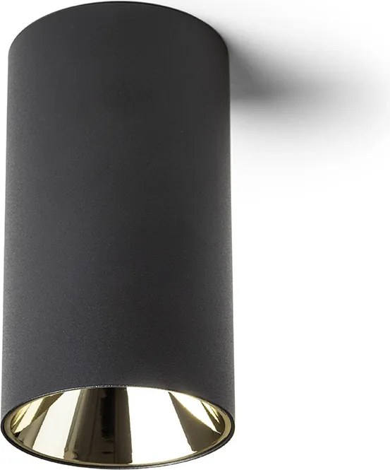 RENDL CANTO stropní bez dekoračního kroužku černá 230V LED GU10 8W