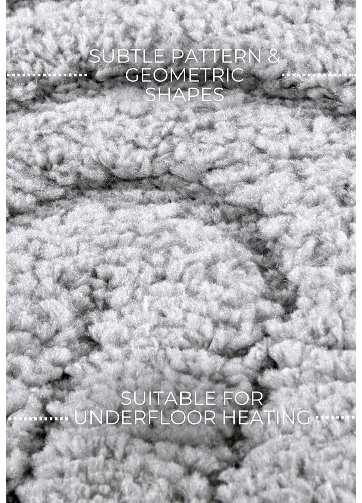 Világosszürke kerek szőnyeg ø 160 cm Panglao New York Light Grey – Elle Decoration
