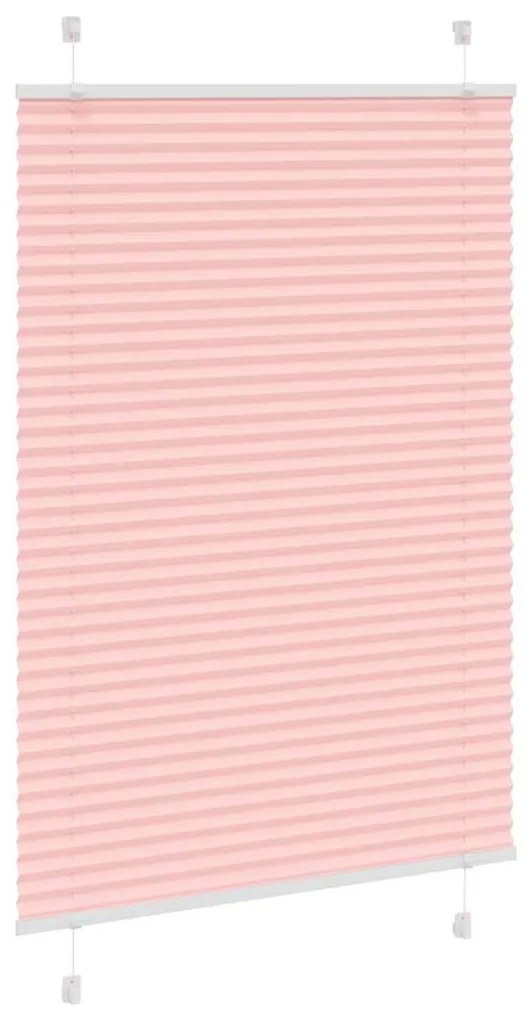pliszírozott redőny rózsaszín 90x100 cm szövetszélesség 89,4 cm