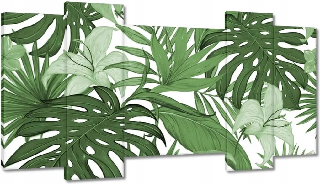 Festmények 120x65 Monstera Modern minta