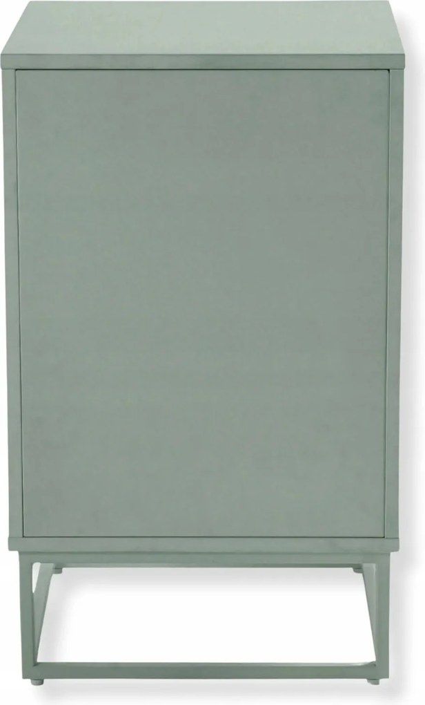 Éjjeliszekrény Jotex Lycjeby zöld 40x65 cm éjjeli asztal push ajtó polccal