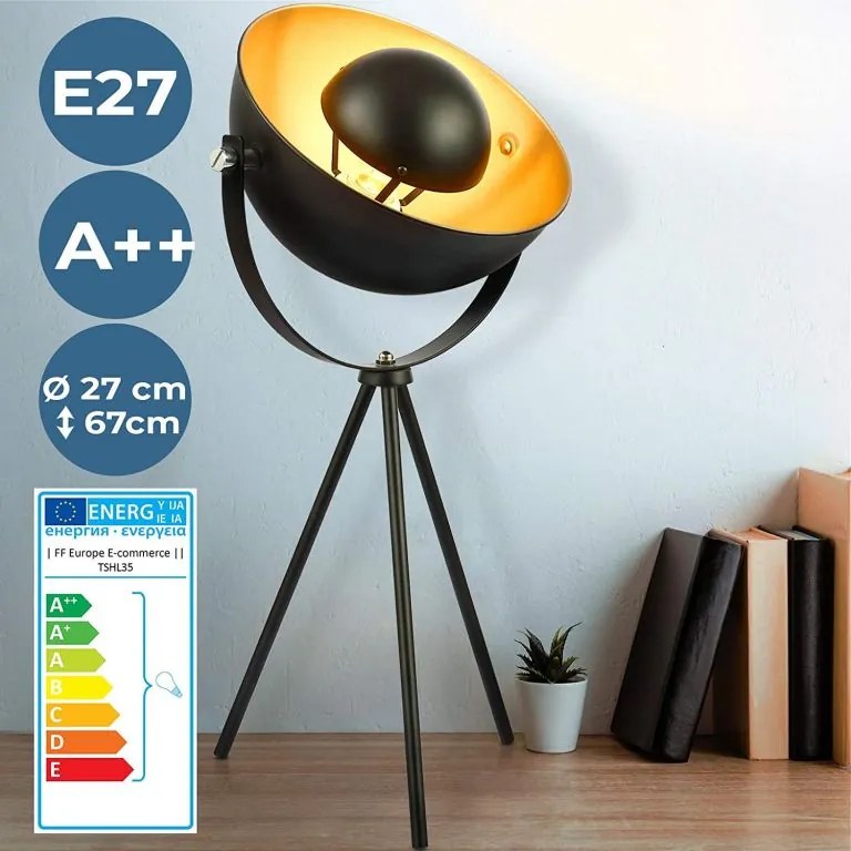 JAGO Asztali lámpa 22 x 22 x 67 cm