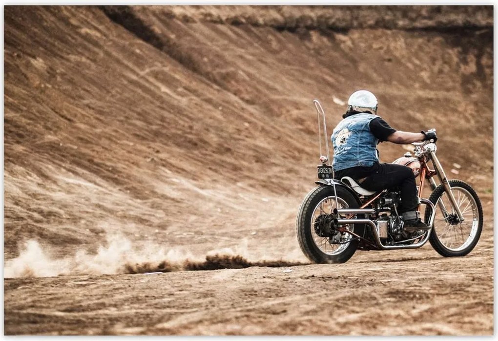 Poszterek 200x135 Motorkerékpár Chopper Klasszikus