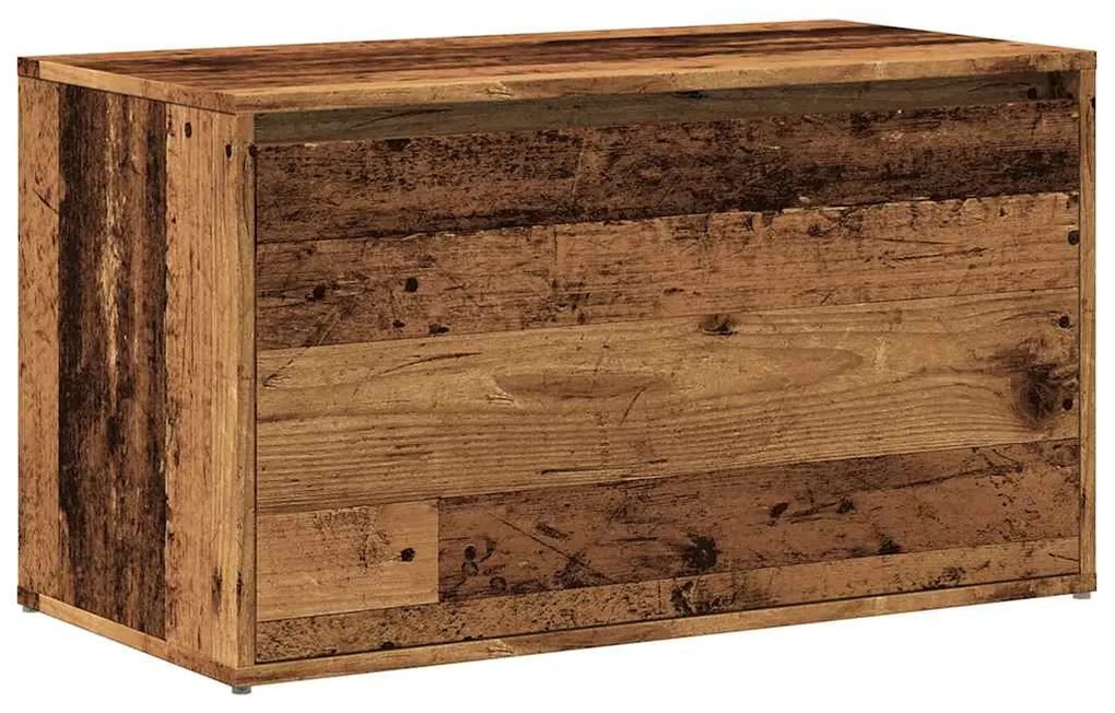 előszobapad 80x40x45 cm Régi fából készült fűrészáru
